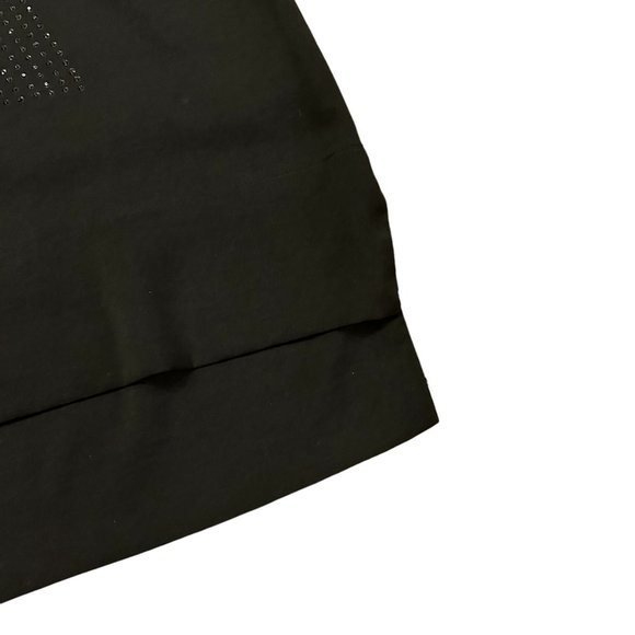 DKNY Jeans Black Sleeveless Beaded Tunic Size L - Picture 3 of 6